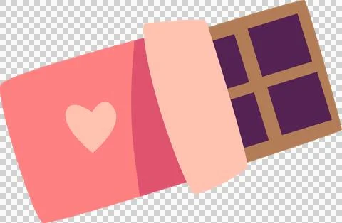 Romantic envelope icon with heart shape. Stock Illustration