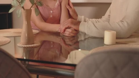 Romantic evening atmosphere with a couple holding hands, demonstrating inti.. Stock Footage 305696100