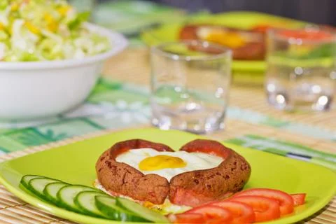 Romantic evening for two Stock Photos