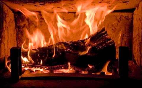 Romantic fire Stock Photos