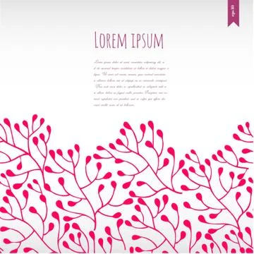 Romantic floral background Illustrazione stock