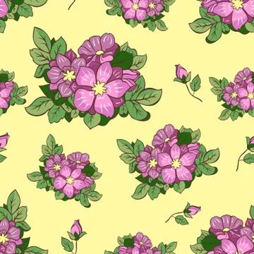 Romantic floral pattern 스톡 일러스트