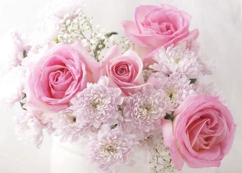 Romantic flowers Stock Photos