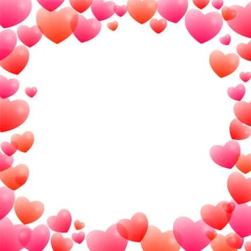 Romantic frame Stock Illustration