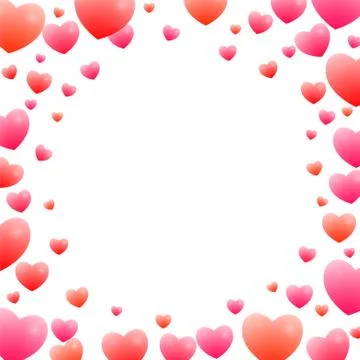 Romantic frame Stock Illustration