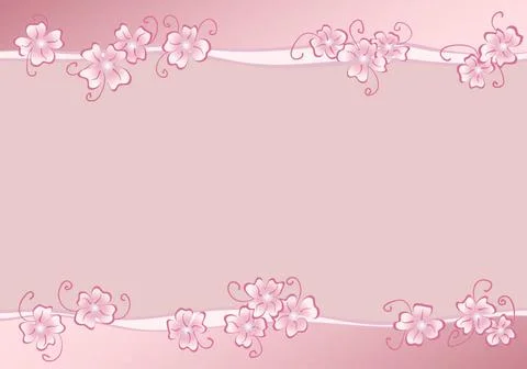 Romantic gift card with abstract flower frame Romantic gift card with abst... Stock Photos