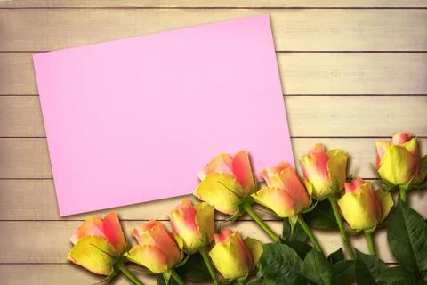 Romantic Gift card Stock Photos