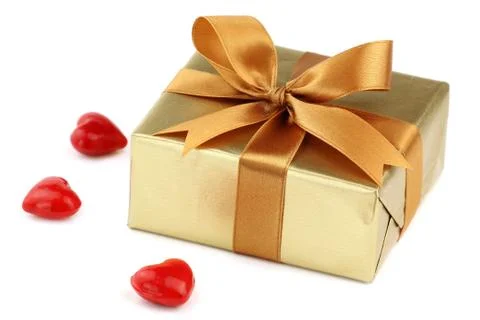 Romantic gift Stock Photos