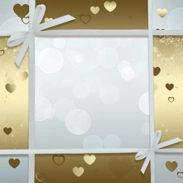 Romantic greeting card Stock Illustration