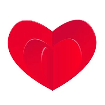 Romantic Happy Valentines Day elements. Composition of hearts for your design Stock Illustration