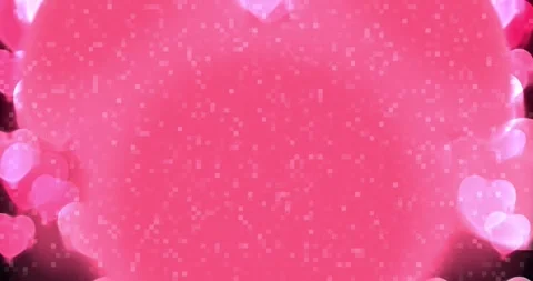 Romantic Heart Glow Background Stock Footage 327383454