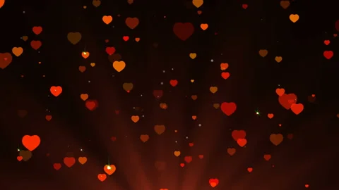 Romantic heart wedding background.  Loop Stock Footage 90336726