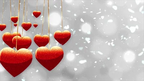 Romantic Hearts 2 Stock Footage 248881902