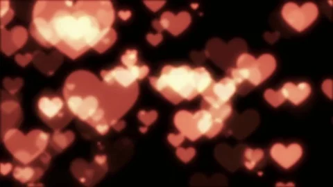 Romantic hearts background Stock Footage 71813067