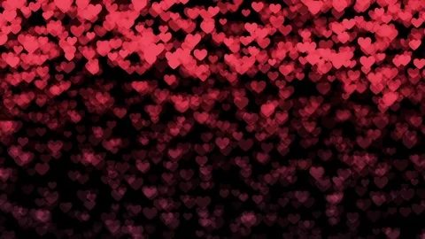Romantic hearts background Stock Footage 71813159