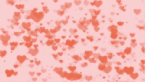 Romantic hearts background Stock Footage 71813343
