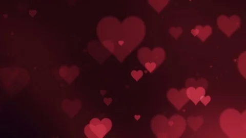 Romantic Hearts  Background loop Stock Footage 80430759