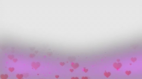 Romantic Hearts pink Stock Footage