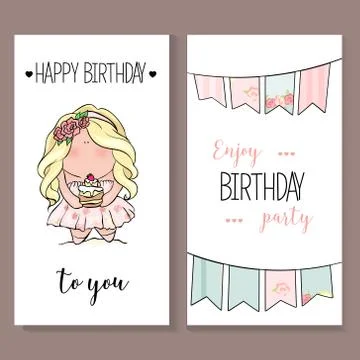 Romantic Invitation announcement or congratulation card Stock Illustration