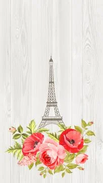 Romantic invitation card Illustrazione stock