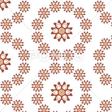 Romantic lace seamless patern in retro style Stock Illustration