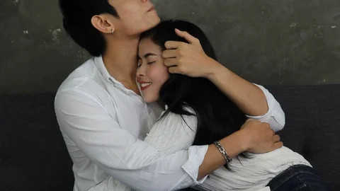 The romantic love couple Video stock 104608653
