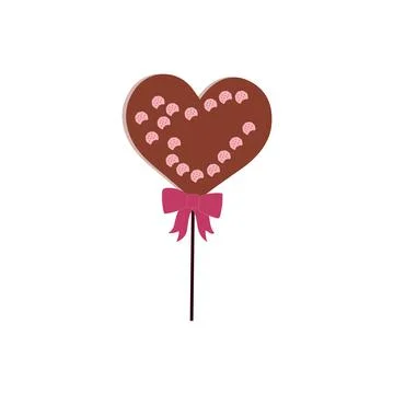 Romantic love elements. Valentine's day cute illustrations 库存插图