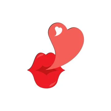 Romantic love elements. Valentine's day cute illustrations Stock Illustration