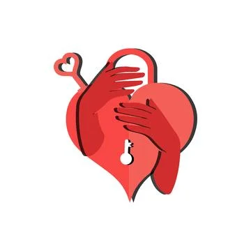 Romantic love elements. Valentine's day cute illustrations 库存插图
