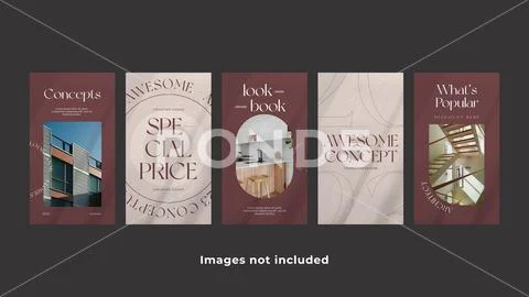 Romantic Memories Instagram Stories Plantilla PSD