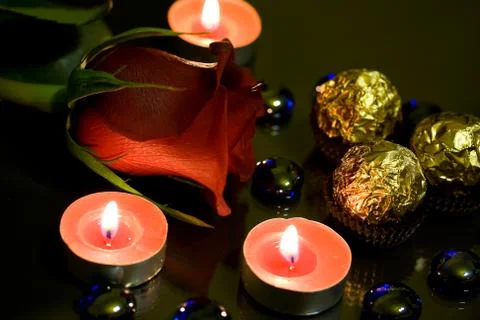 Romantic night Stock-Fotos