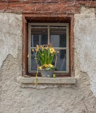 Romantic old window - 4 Stock Photos