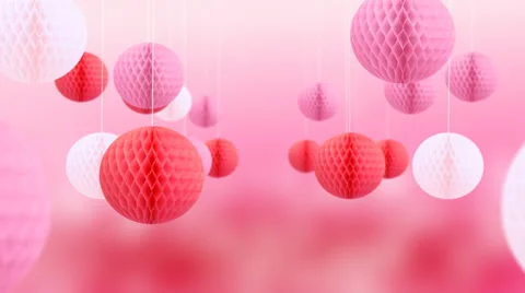 Romantic origami Stock Footage 49659514