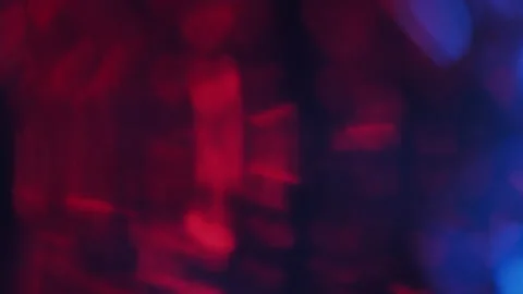 Romantic overlay lens flare red blue heart texture Stock Footage 210681614