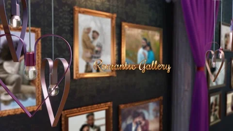 Romantic Photo Gallery Stock After Effects
