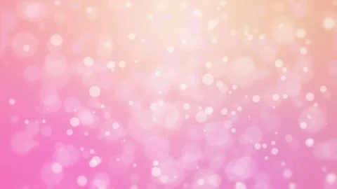 Romantic pink orange background with moving particle lights Stock Footage 71269368
