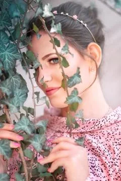 Romantic portrait Stock Photos