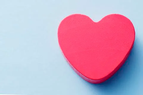 Romantic red heart Stock Photos