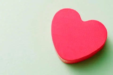 Romantic red heart Foto stock