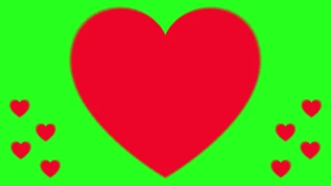 Romantic Red Love Shape 스톡 동영상 331031655