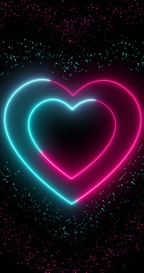 Romantic retro seamless loop red magenta turquoise background. 스톡 동영상 232087808