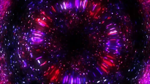 Romantic Round Shape Particles Motion Background Loop Stock Footage 171781641