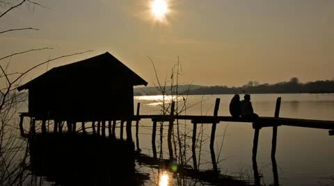 Romantic scene with lovers 스톡 동영상 10887114