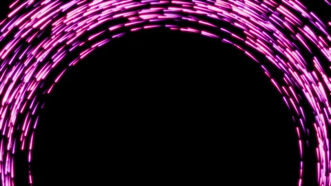 Romantic seamless loop animation of pink star particles forming an elegant Stock Footage 341314452