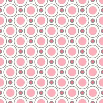 Romantic  seamless pattern Stock Illustration