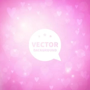 Romantic shiny blurred background with lights Ilustração Stock