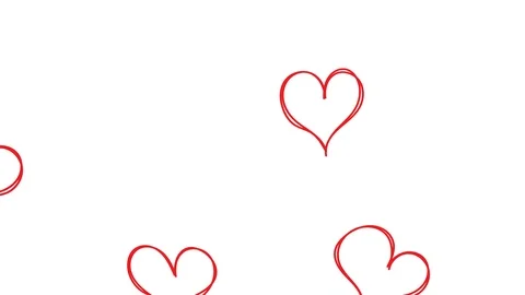 Romantic simplistic love background 4K. Stock Footage 102129801