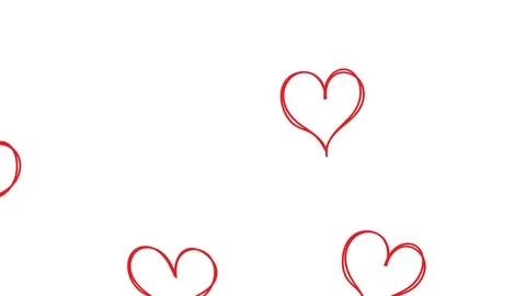 Romantic simplistic love background 4K. Stock Footage 102129853