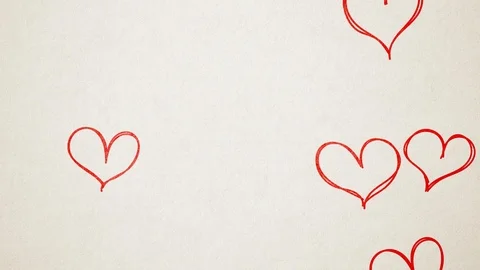 Romantic simplistic love background 4K. Stock Footage 102130161