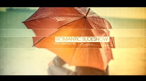 Romantic Slideshow 스톡 After Effects